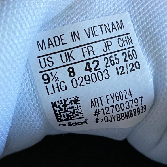 Adidas Hoops 2.0 White Sneakers - Picture 5 of 6